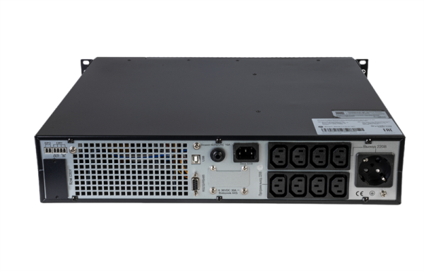 Фото Systeme Electric Smart-Save Online SRT, 1000VA/1000W, On-Line, Extended-run, Rack 2U(Tower convertible), LCD, Out: 8xC13, 1xSchuko, SNMP Intelligent Slot, USB, RS-232, Dry contact
