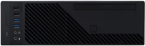 Фото Slim Case Powerman KI331 Black РМ-300SFX 80+ UBS2.0*2+USB 3.1*2+A(HD)+Front fan 80x80x15mm*1, Micro-ATX, mini-ITX