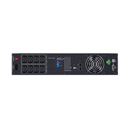Фото CyberElectro ЭКСПЕРТ-1000Р Онлайн, Стойка/Напольный 1000ВА/900Вт. USB/RS-232/SNMP Slot/EPO (8 IEC С13) (12В /9Ач. х 2) 2U