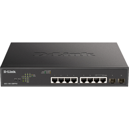 Смотреть D-Link DGS-1100-10MPPV2/A3A Фото D-Link DGS-1100-10MPPV2/A3A