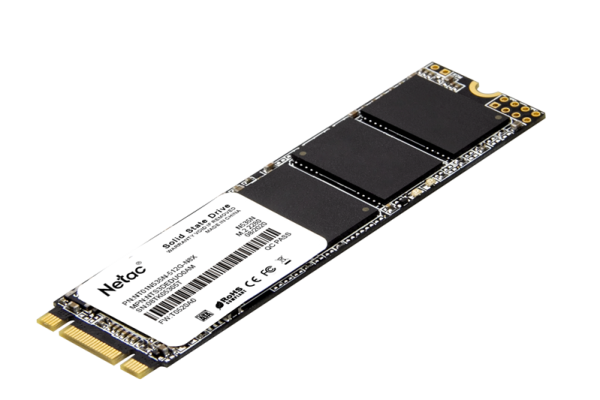 Фото Netac SSD N535N 512GB M.2 2280 SATAIII 3D NAND, R/W up to 540/490MB/s, TBW 280TB, 3y wty