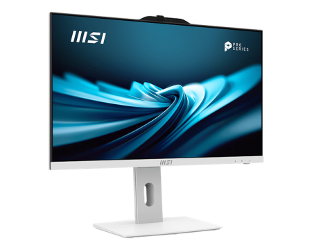 Фото MSI Pro AP242P 14M AiO 23,8" FHD(1920x1080)IPS AG Non-touch, Core i5-13500(2.5GHz), 16Gb(16*1) DDR5 SO-DIMM, 512GB SSD, Intel Graphics,WiFi,BT,camera,WirelessKB&mouse Eng/Rus,noOS,1y w-ty,White
