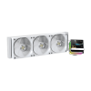 Ocypus Sigma L36 PRO WH, 360mm, LCD Pump, 3x120mm FDB fans, LGA115X/1200/1700/18XX, AM4/AM5
