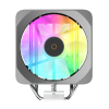 Ocypus Delta A40 EX BK ARGB, 120mm ARGB FAN, 4 HEAT PIPES, 4-PIN PWM, 500-1800 RPM, 29DBA, HYDRO BEARING, LGA115X/1200/1700/18XX, AM4/AM5
