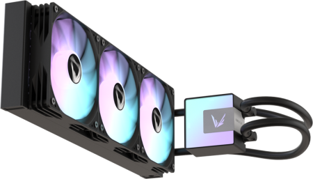 Фото Formula V Line ICE JET GLOW 360 BK, 360mm, 3x120mm, ARGB fans, LGA115X/1200/1700/1851, AM4/AM5