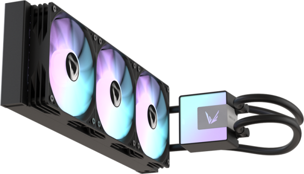 Фото Formula V Line ICE JET GLOW 360 BK, 360mm, 3x120mm, ARGB fans, LGA115X/1200/1700/1851, AM4/AM5