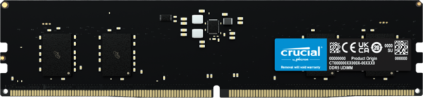 Crucial by Micron 8GB DDR5-5600 UDIMM (CT8G56C46U5) CL46 1.1V, 1 Year Warrаnty OEM