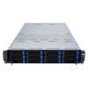 Фото ASUS RS520A-E12-RS12U: 2U, 1x AMD EPYC 9004 SP5, 24x DDR5 RDIMM, 12x NVMe, 2x rear 2.5 SATA, 5x PCIe 5.0, 2x M.2, OCP 3.0, up to 2x dual-slot GPU, 2x 1600W PSU