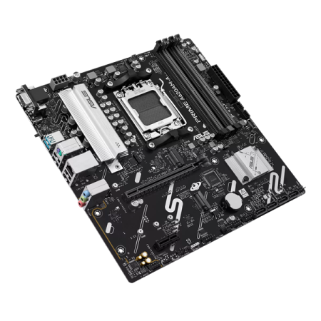 Фото ASUS PRIME A620AM-A-CSM, AM5, A620A, 4*DDR5, 4*SATA, 2*M.2, 2*USB 3.2, 4*USB 2.0, 1*PCIx16, 1*PCIx1, DP+VGA+HDMI, mATX;