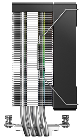 Фото ID-COOLING SE-214-XT V2 ARGB LGA1851/1700/1200/115X/AM5/AM4 (16шт/кор, TDP 200W, PWM, 4 тепл.трубки прямого контакта, FAN 120mm, Addressable RGB LED) RET