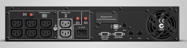 Фото CyberPower PR1000ELCDRT2UA Line-Interactive 1000VA/900W USB/RS-232/Dry/EPO/SNMPslot/RJ11/45 (8 IEC С13)