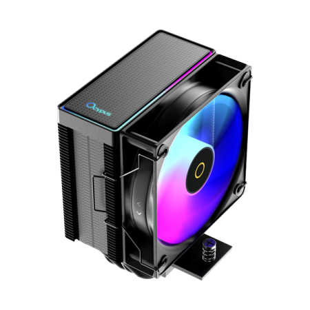 Фото Ocypus Gamma A40 BK ARGB, 100mm ARGB FAN, Top ARGB Panel, 4 HEAT PIPES, 4-PIN PWM, 600-2400 RPM, 29DBA, HYDRO BEARING, LGA115X/1200/1700/18XX, AM4/AM5