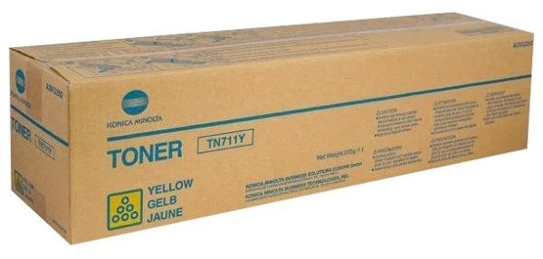 Konica Minolta toner cartridge TN-711Y yellow for bizhub C654/754 31 500 pages