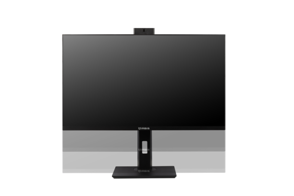 Фото 23.8'' IRBIS SMARTVIEW 24 LED Monitor 1920x1080 16:9 IPS 300 cd/m2 1000:1 3ms 178°/178° VGA HDMI DP USB Audio out 100Hz Tilt Height Swivel Pivot Camera 5mp Speak внутр. Бп Black 3y (China)