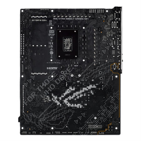 Фото ASUS ROG STRIX B860-F GAMING WIFI, LGA1851, B860, 4*DDR5, 4*SATA, 4*M.2, 7*USB 3.2, Type-C, 2*PCIx16, DP+HDMI, ATX; 90MB1JG0-M0EAY0