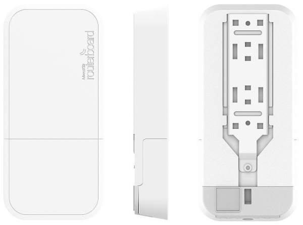 Фото MikroTik wAP 60G AP with Phase array 60 degree 60GHz antenna, 802.11ad wireless, 716MHz CPU, 256MB RAM, 1x Gigabit LAN, POE, PSU, outdoor enclosure, RouterOS L4 (AP)