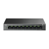 TP-Link LS109P, 9-Port 10/100 Mbps Desktop Switch with 8-Port PoE+, 63 W, 250m