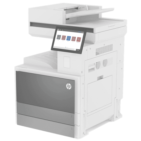 Фото HP LaserJet Managed MFP E73130dn (p/c/s, A3, 1200dpi, 30ppm, 6Gb, 500Gb HDD, 3 trays 100+520+520, ADF200, Duplex, USB/LAN, no cart in box)
