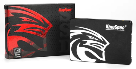Фото KingSpec SSD 1TB SATA III 2.5" R570/W560MB/s 3D NAND MTBF 1M 65000/70000 IOPS 480TBW