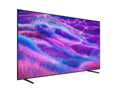 Фото Samsung QLED TV QE100QN80FUXRU, 100', QLED, 4K 3840x2160, 120Hz, Tizen Smart TV, 30W, Tuner (DVB-T2/C/S2, PAL,SECAM), HDMI, USB, CI+, Wi-Fi, BT, LAN, VESA 600x400, Titan Black
