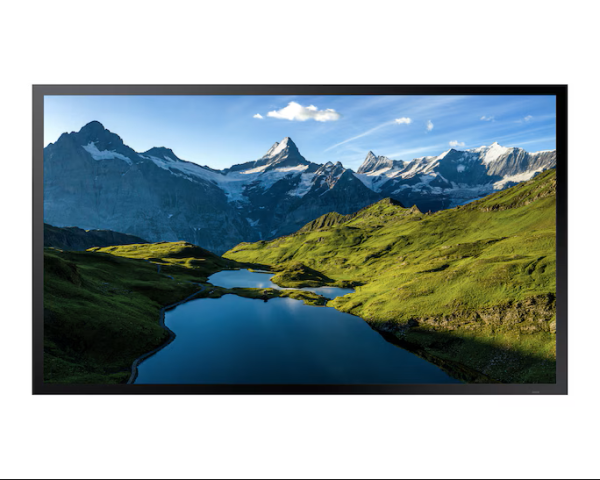 Outdoor проф.панель Samsung OH55A-S. Характеристики: 55", 24/7, FHD, 3500 нит, MagicInfo/SSSP, встроенный HDBaseT ресивер, IP56, темп.режим -30/+50, встр.защитное стекло,Tizen 5.0