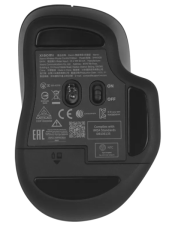 Фото Xiaomi Wireless Mouse Comfort Edition, 1200dpi, silent, Black
