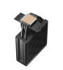 Фото DEEPCOOL AG400 BK ARGB V2 LGA1851/1700/1200/115X/AM5/AM4 (18шт/кор, TDP 220W, PWM, ARGB Fan 120mm, 4 тепл. трубки, черный) RET (R-AG400-BKAMMN-GJD)