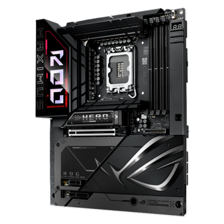 Фото ASUS ROG MAXIMUS Z890 HERO BTF, LGA1851, Z890, 4*DDR5, 4*SATA, 6*M.2, 8*USB 3.2, Type-C, 2*PCIx16, 1*PCIx1, 2*Thunderbolt™ 4, HDM, ATX; 90MB1KG0-M0EAY0