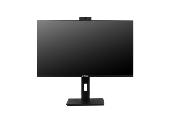Фото 23.8'' IRBIS SMARTVIEW 24 LED Monitor 1920x1080 16:9 IPS 300 cd/m2 1000:1 3ms 178°/178° VGA HDMI DP USB Audio out 100Hz Tilt Height Swivel Pivot Camera 5mp Speak внутр. Бп Black 3y (China)