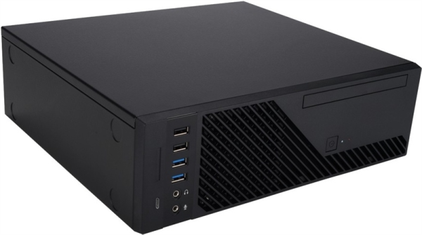 Фото Slim Case Powerman KI331 Black РМ-300SFX 80+ UBS2.0*2+USB 3.1*2+A(HD)+Front fan 80x80x15mm*1, Micro-ATX, mini-ITX