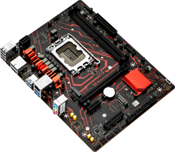 Фото MAXSUN MS-Milestone B760M D5L V2, LGA1700, B760, 2*DDR5, 4*SATA3, 2*M.2, 4*USB 3.2, 2*USB 2.0, 1*PCIEx16, 1*PCIEx4, 1*PCIEx1, DP+HDMI, mATX