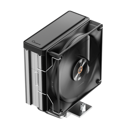Фото Ocypus Delta A40 Elite BK, 120mm FAN, Top Panel, 4 HEAT PIPES, 4-PIN PWM, 500-2000 RPM, 29DBA, HYDRO BEARING, LGA115X/1200/1700/18XX, AM4/AM5