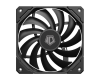 Фото ID-COOLING TF-12015-K 120x120x15мм (40шт./кор, PWM, Low Noise, супер-тонкий, резиновые углы, черный, 500-2200об/мин) BOX