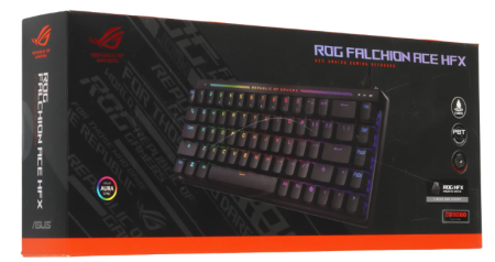 Фото ASUS M605 ROG FALCHION ACE HFX, Wired, 65%, PBT, RGB Lighting, Black