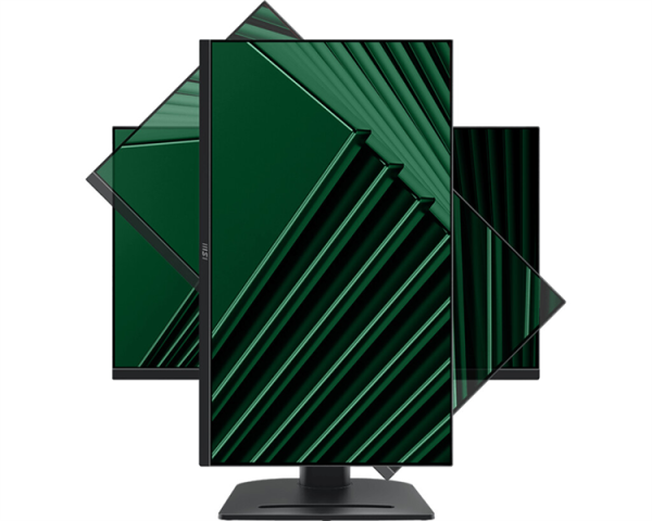 Фото MSI PRO MP275QPDG 27" 16:9 WQHD(2560x1440) IPS Flat, WebCam FHD, 1ms(MPRT), 1300:1,100M:1,250nit,178/178,2xHDMI,DP,USB-C,USB-B, 4xUSB-A,Speaker,Tilt,Swivel,Height,Pivot 100HZ,Black,1y war-ty