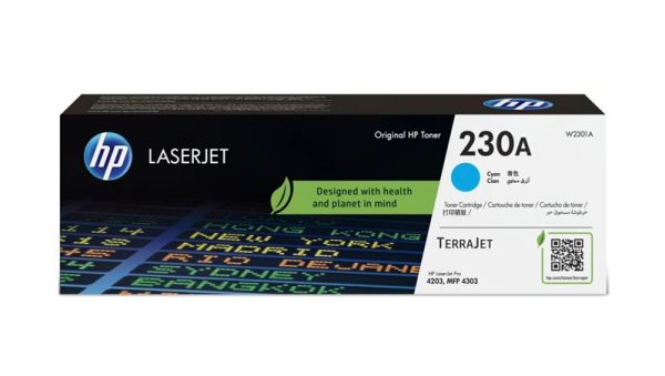 Cartridge HP 230A для HP Color LaserJet Pro 4203/4303, с чипом (1 800 стр.)