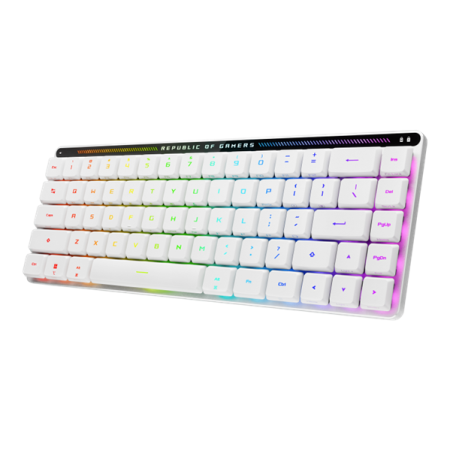 Фото ASUS M603 FALCHION RX LP, 2.4 GHz RF, Bluetooth, 65%, PBT, RGB, White
