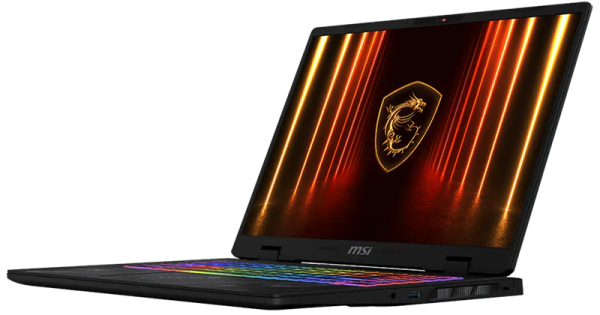 Фото MSI Pulse A16 AI+ C3HWGKG AMD Ryzen AI 7 350 16" 16:10 QHD+(2560 x 1600), 240Hz,IPS,DDR5 32GB (16GB*2) 1TB SSD,NV RTX 5070 (8GB GDDR7),90Whr,2.5kg,1y,Dos,Black