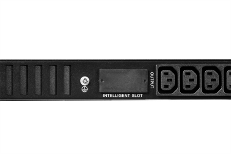 Фото Systeme Electric Smart-Save SMT, 750VA/450W, RM 1U, Line-Interactive, LCD, Out: 230V 4xC13, SNMP Intelligent Slot, USB, RS-232