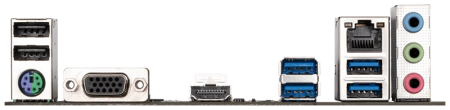 Фото GIGABYTE A520M K V2, AM4, A520, 2*DDR4, 4*SATA, 1*M.2, 4*USB 3.2, 2*USB 2.0, 1*PCIx16, 1*PCIx1, D-Sub+HDMI, mATX