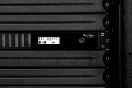 Фото Systeme Electric Smart-Save SMT, 750VA/450W, RM 1U, Line-Interactive, LCD, Out: 230V 4xC13, SNMP Intelligent Slot, USB, RS-232