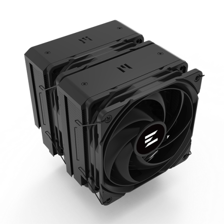 Фото ZALMAN CNPS14X DUO BLACK, 2x120mm FANS, 6 HEAT PIPES, 4-PIN PWM, 600-2000 RPM, 29,7 DBA MAX, HYDRO BEARING, FULL SOCKET SUPPORT