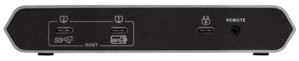 Фото ATEN 2-Port USB-C Gen 2 Sharing Switch with Power Pass-through
