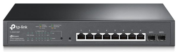 TP-Link SG2210MP, Omada™ 10-Port Gigabit Smart Switch with 8-Port PoE+