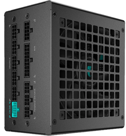 Фото Deepcool GAMERSTORM PQ650G (ATX 3.1, 650W, Full Cable Management, PWM 120mm fan, 80+ GOLD, Active PFC + Half Bridge + DC/DC, Full Japanese Capasitors, Gen5 PCIe) RET (R-PQ650G-FD0B-WGEU-V1)