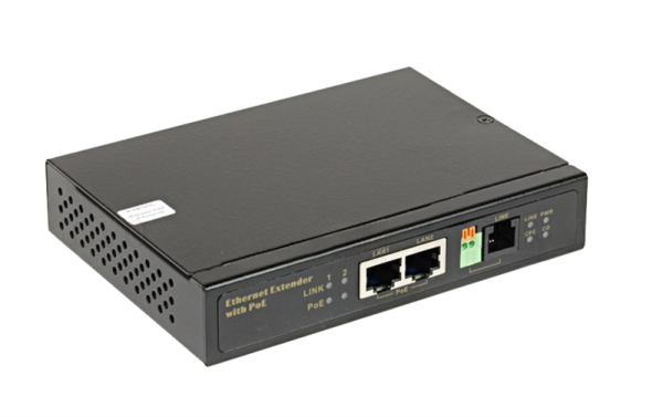 OSNOVO TR-IP2PoE Удлинитель Ethernet (VDSL) на 2 порта до 3000м с функцией PoE. Соответствует стандартам PoE IEEE 802.3af/at. Автоматическое определение PoE устройств. До 30W на порт. Скорость передач