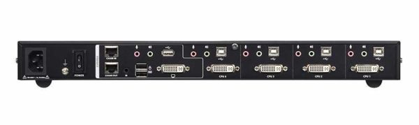 Фото ATEN 4-Port USB DVI Multi-View KVMP Switch