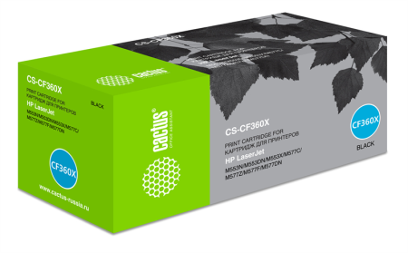 Фото Cactus CS-CF360X CF360X черный (12500стр.) для HP CLJ M552dn/M553dn/M553N/M553x