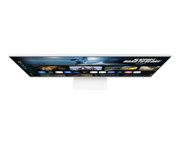 Фото Samsung 32" Smart monitor M7 S32FM703UI (VA 16:9 3840x2160x60Hz 4ms 300cd 3000:1 178/178 1млрд HDMI USB-C(65W) 2*USB 2.0 Spk10W Tizen HDR10+ sRGB 99% Tilt WiFi5 BT5.2 VESA White ПультДУ)