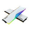 Фото ADATA LANCER RGB DDR5 DIMM 32GB 6400MHz 2*16GB 32-39-39 1.4V WHITE DUAL COLOR BOX